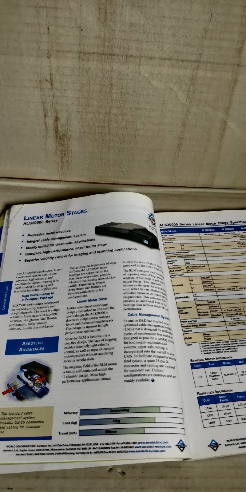 2000 AEROTECH POSITIONING SYSTEMS CATALOG 380 PAGES stages and controls C4