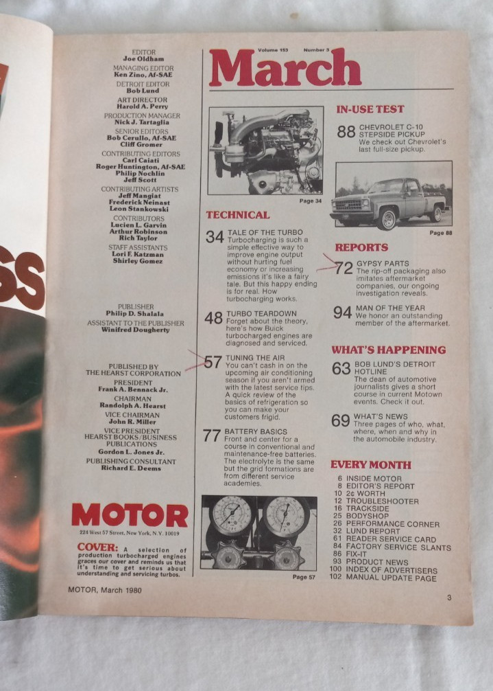 MOTOR Magazine March 1980 102 Pages Great Car repair Tips