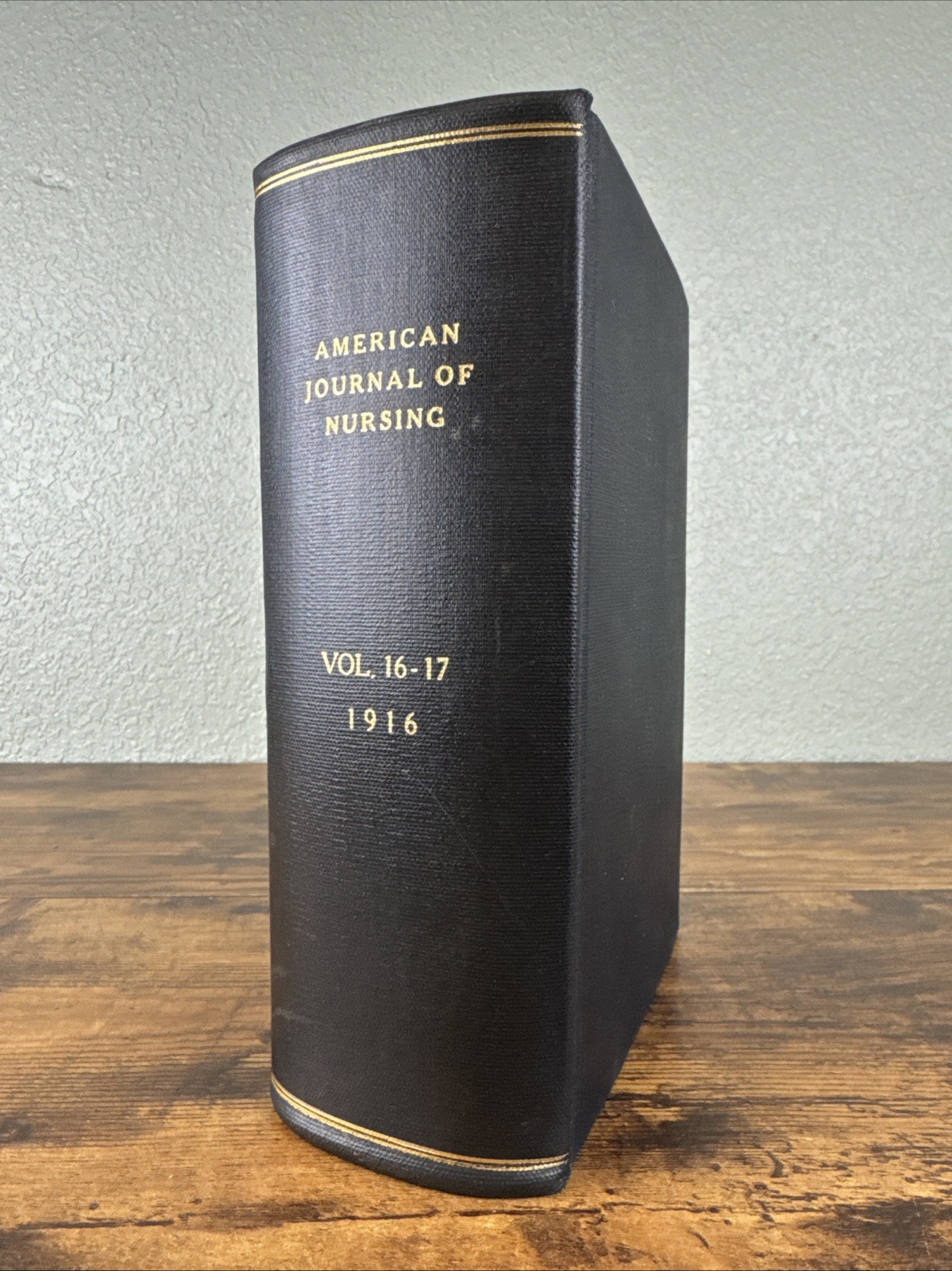 1916 AMERICAN JOURNAL OF NURSING BOUND VOLUME FULL YEAR JAN-DEC~WWI ERA NURSING