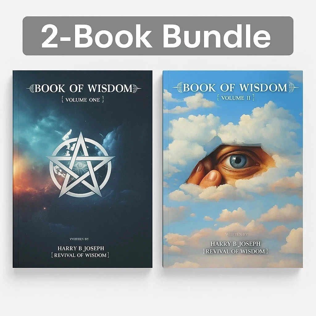 Book of Wisdom Volumes 1 & 2 by Harry B. Joseph – Spiritual Wisdom 2-Book Set