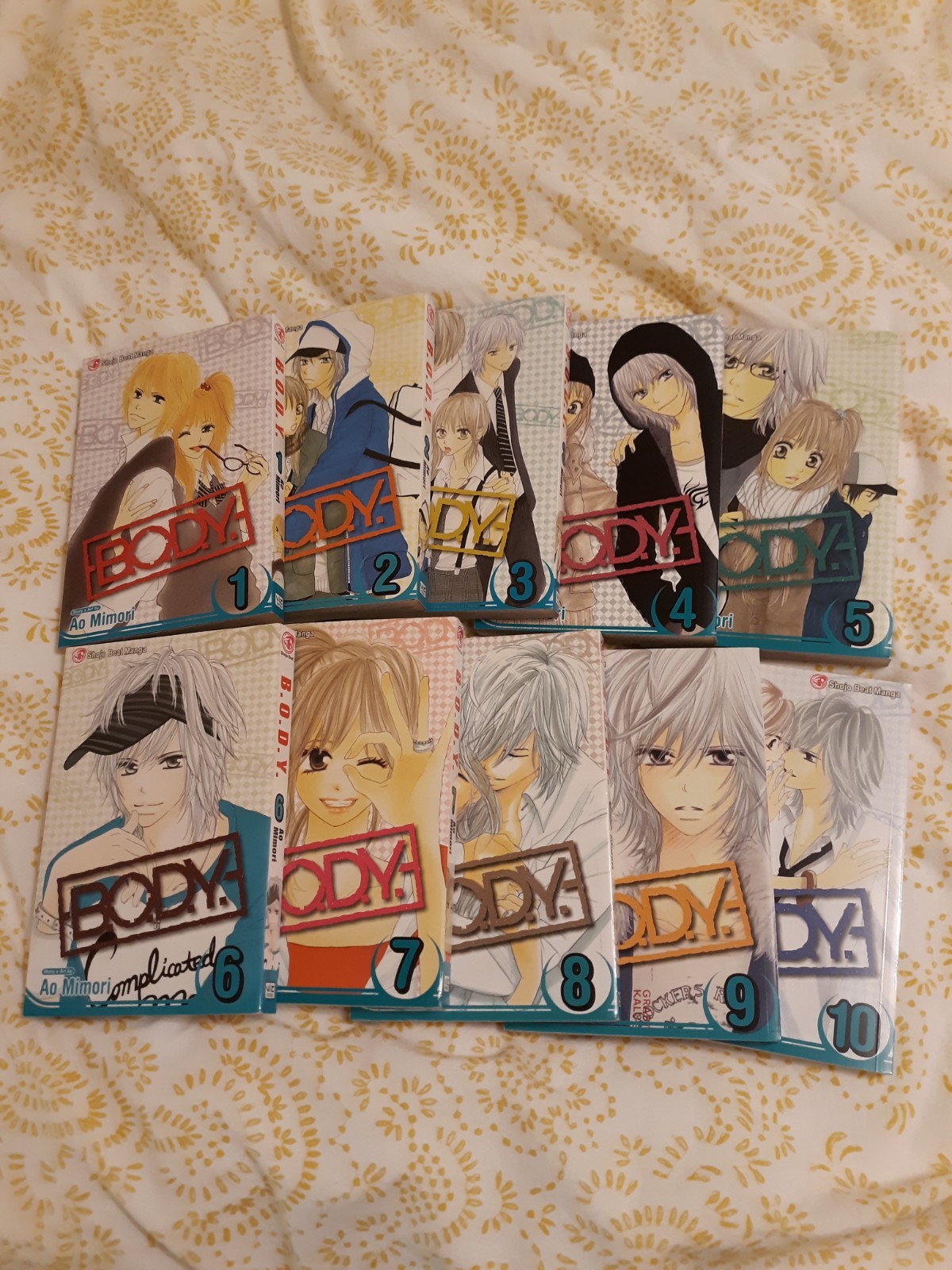 B.O.D.Y. Volumes 1-10 Shojo Manga Ao Mimori Anime BODY Shojo Beat