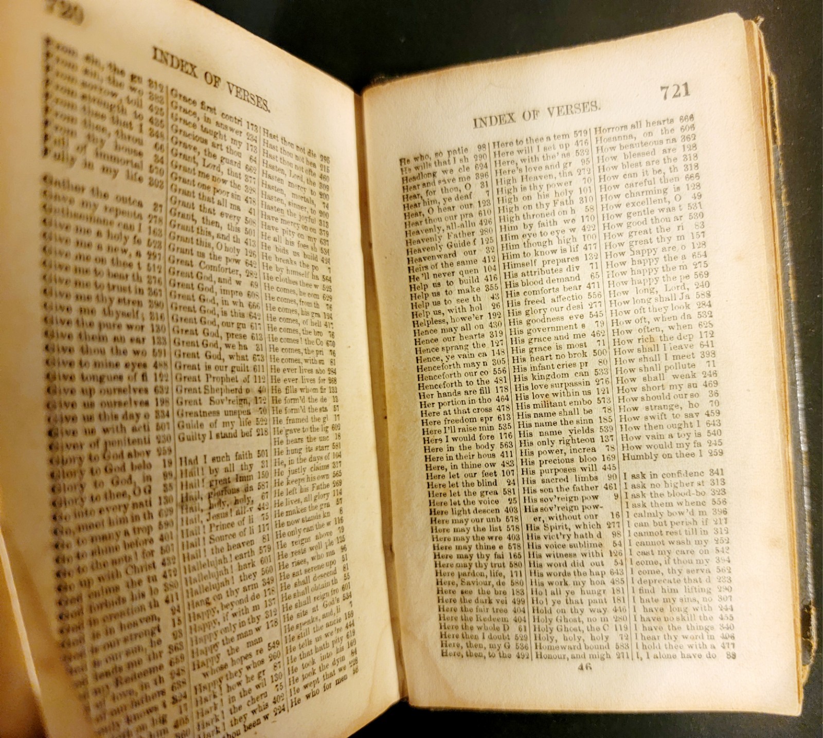 1849 Hymns Methodist Episcopal Church *Leather Binding 736 Pages Abolitionist  