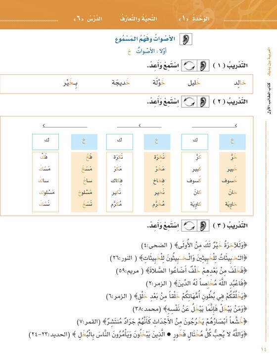 Arabic Between Your Hands: Level 1, Part 1 & 2 – العربية بين يديك – كتاب الطالب