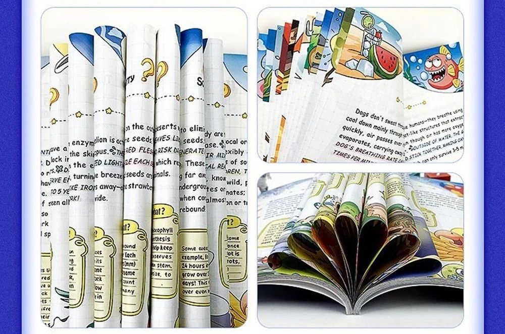 Children&rsquo;s Encyclopedia 100000 Whys Kids Book Ages 6-12 Extracurricular Reading