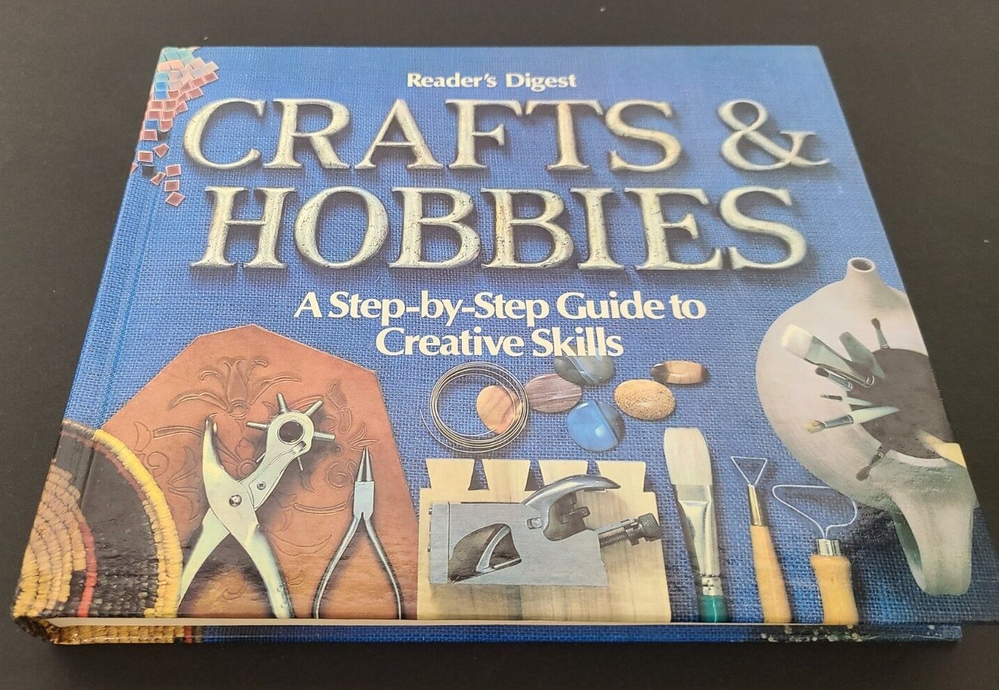 HC Reader Digest Crafts & Hobbies Enamel Jewelry Basketry Macrame Bookbinding