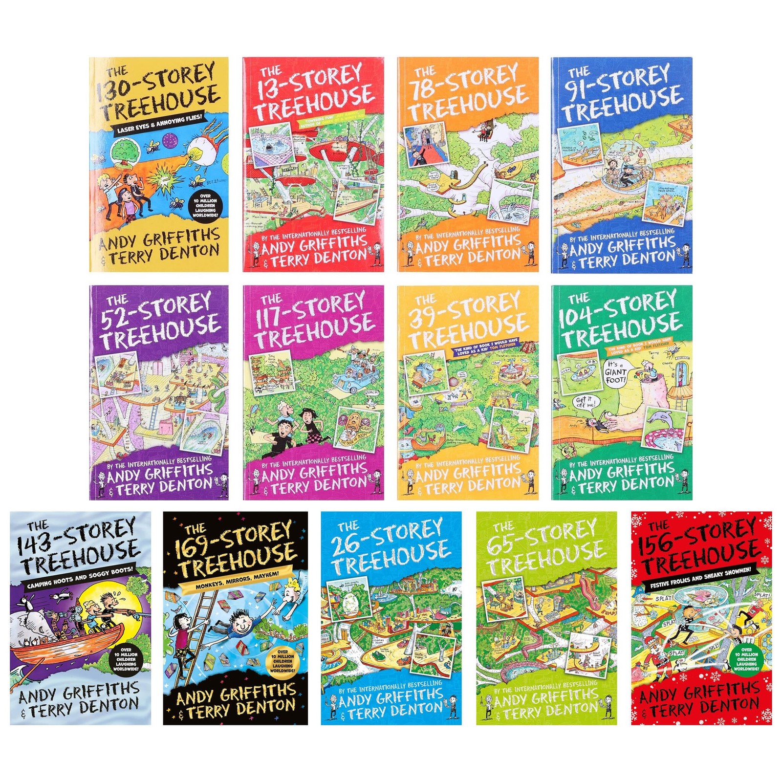 The Treehouse Series by Andy Griffiths & Terry Denton 13 Books Box Set – PB
