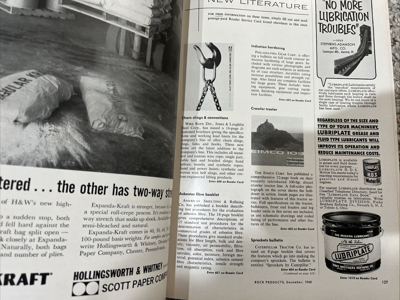 December 1960 ROCK PRODUCTS Magazine – 180 Pages!