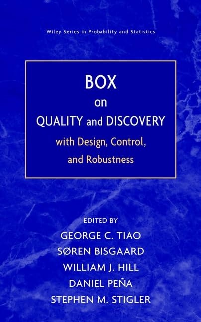 Box on Quality and Discovery: With Design, Control, and Robustness