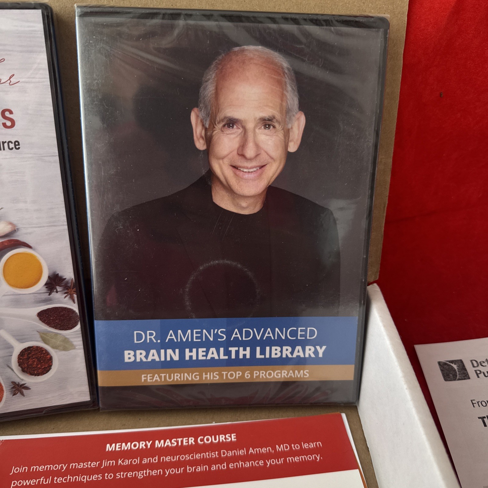 Dr. Daniel Amen&rsquo;s Memory Rescue Master Package Book Workbook 2 DVD’s CD