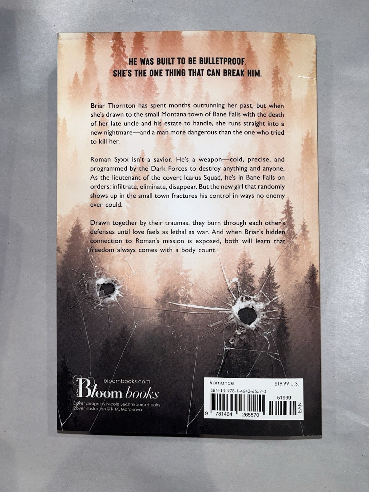 NEW Signed Bulletproof Paperback K.M. Moronova