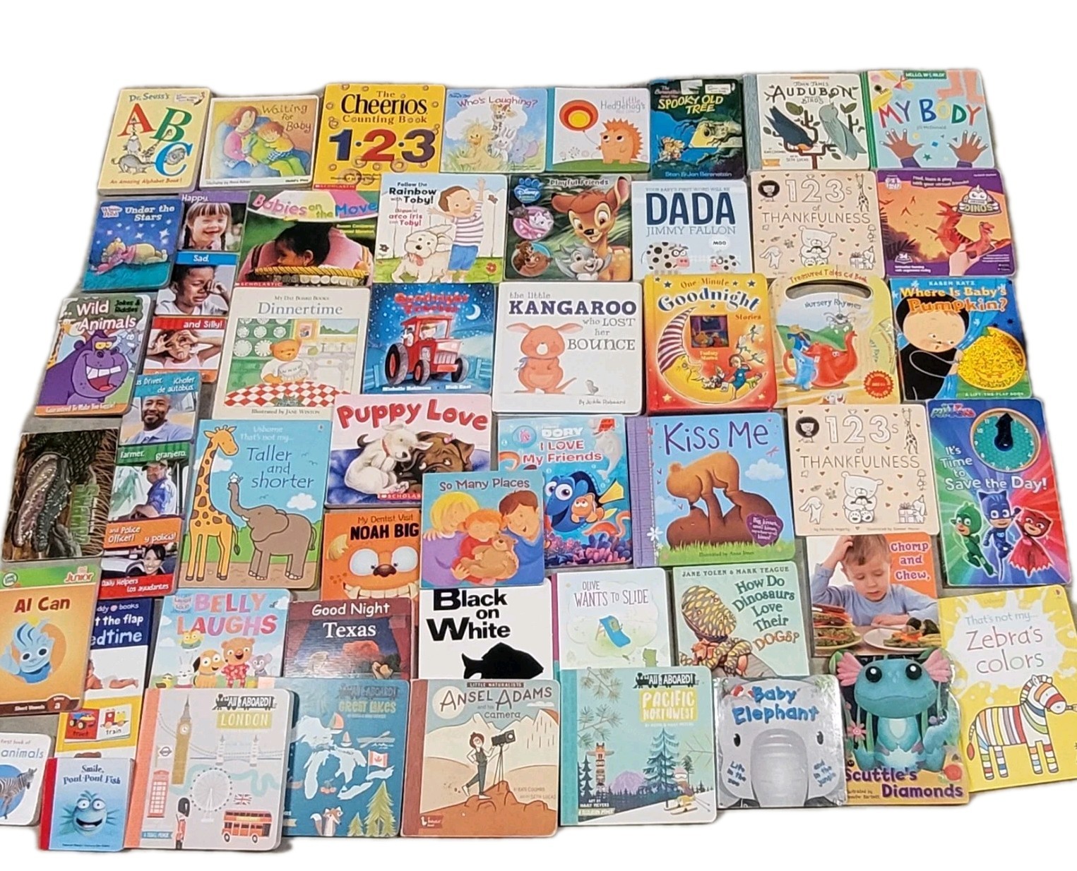 Huge Lot Of 80 Board Books for Children&rsquo;s/ Toddler Babies/Preschool/Daycare