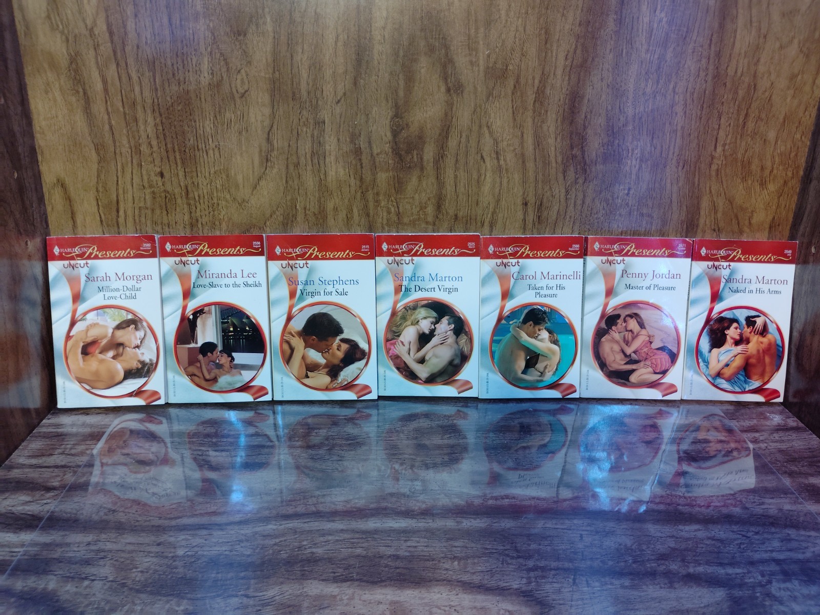 Harlequin Presents Uncut 7-Book Lot HP 2515-2582 Marton Jordan Marinelli Morgan