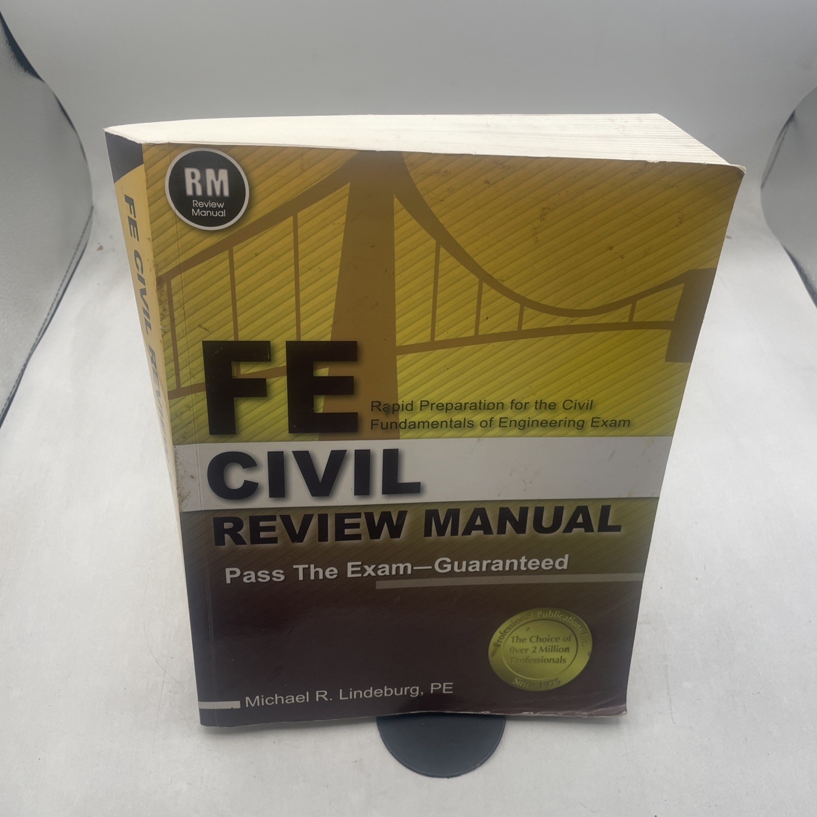 FE Civil Review Manual by Michael R. Lindeburg (2014 Paperback) – GOOD