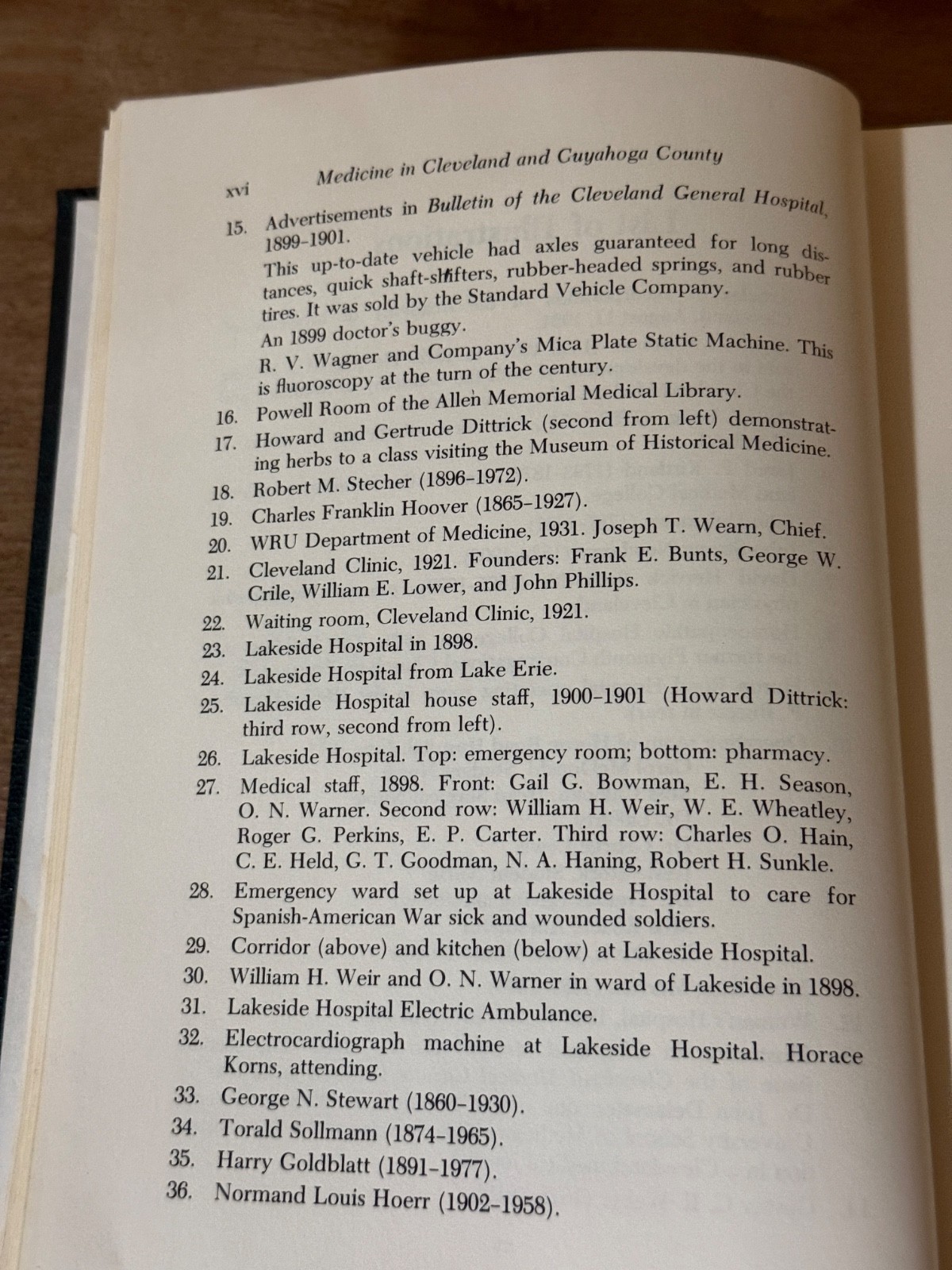 Medicine in Cleveland 1810-1976 Cuyahoga County TRW Cleveland Clinic History HC