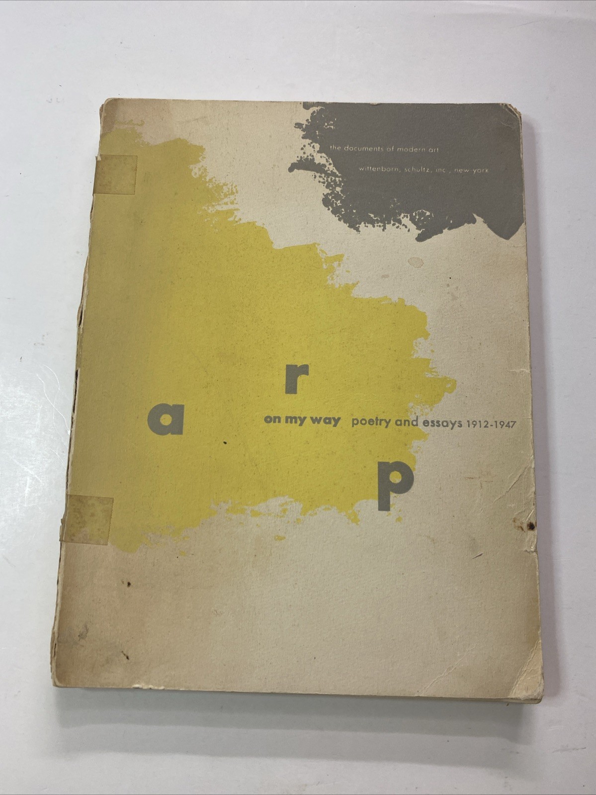 On My Way Poetry and Essays 1912-1947