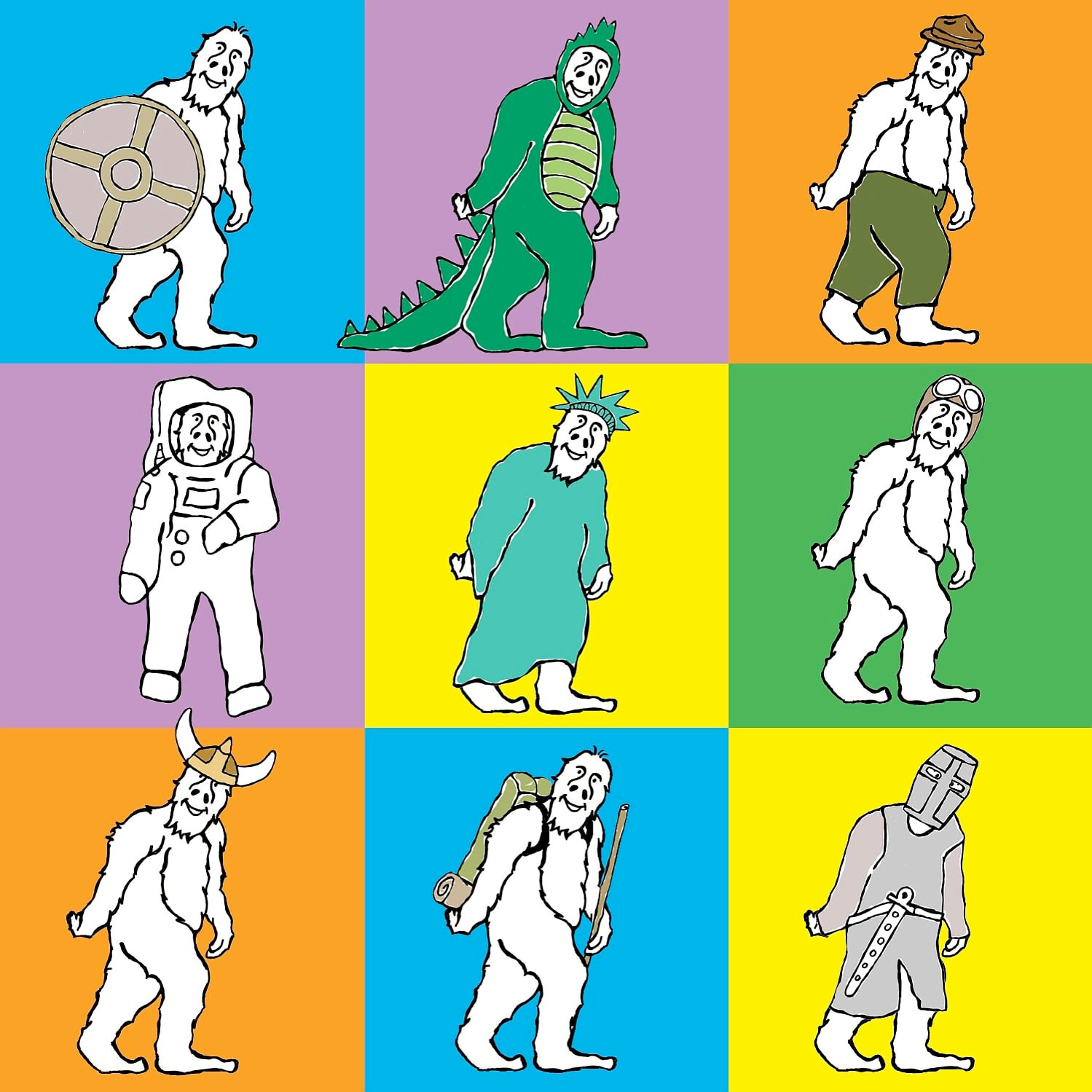 BigFoot Goes Back in Time: A Spectacular Seek and Find Challenge for All Ages!