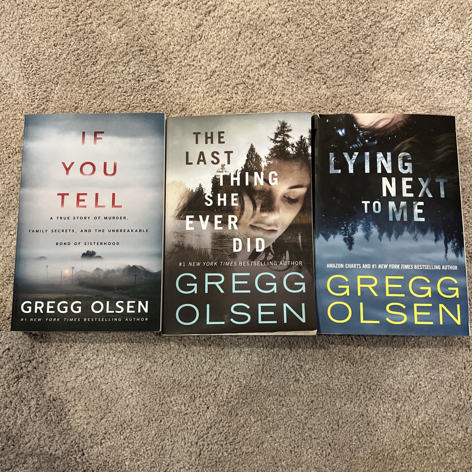 Gregg Olsen Paperback Book Lot (3) True Crime & Suspense Thrillers