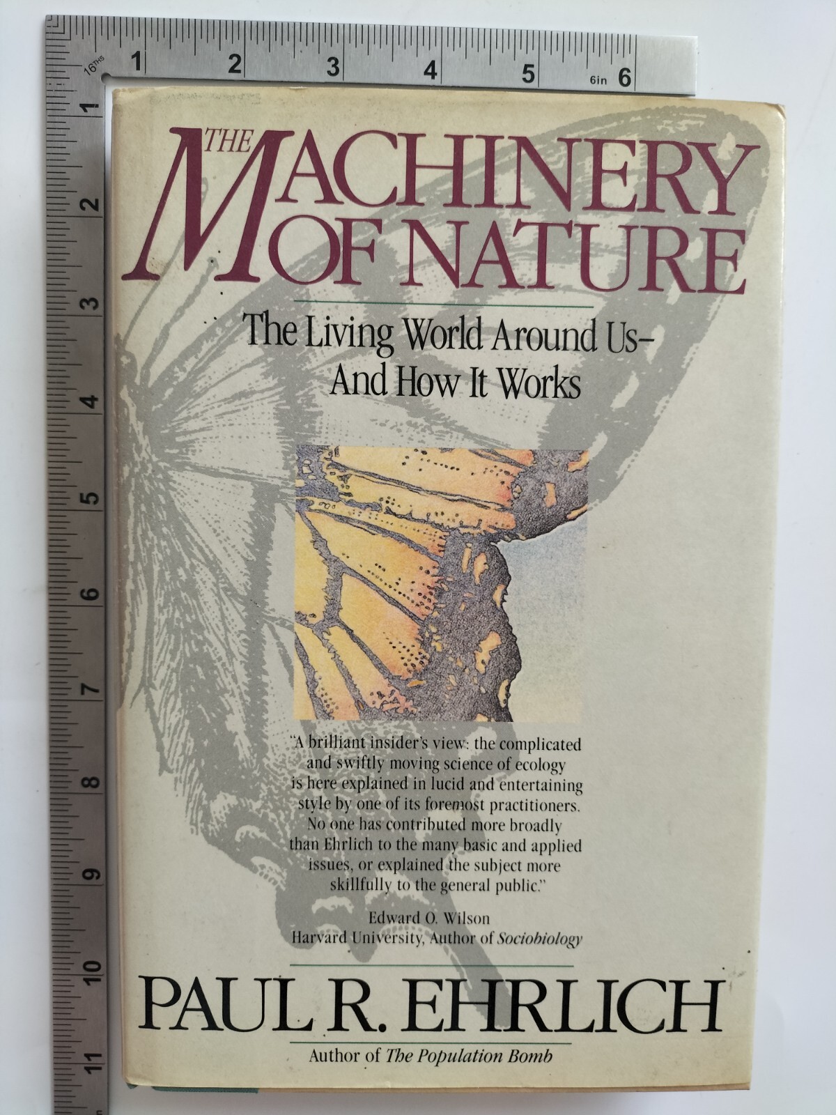 The Machinery Of Nature Paul R Ehrlich 1st 1986 Hardback Simon And Schuster