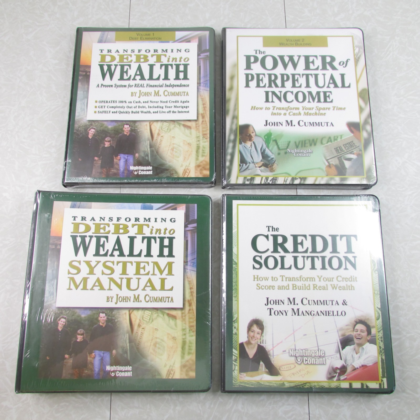 Transforming Debt Into Wealth Lot Sealed Building Credit Financial Help Book CDs