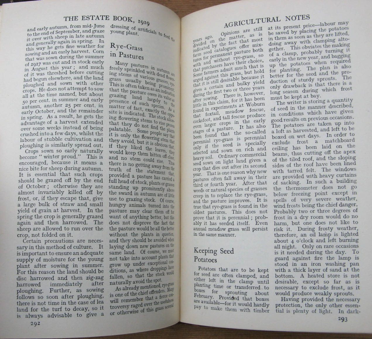 1919 The Country Gentlemen&rsquo;s Estate Book