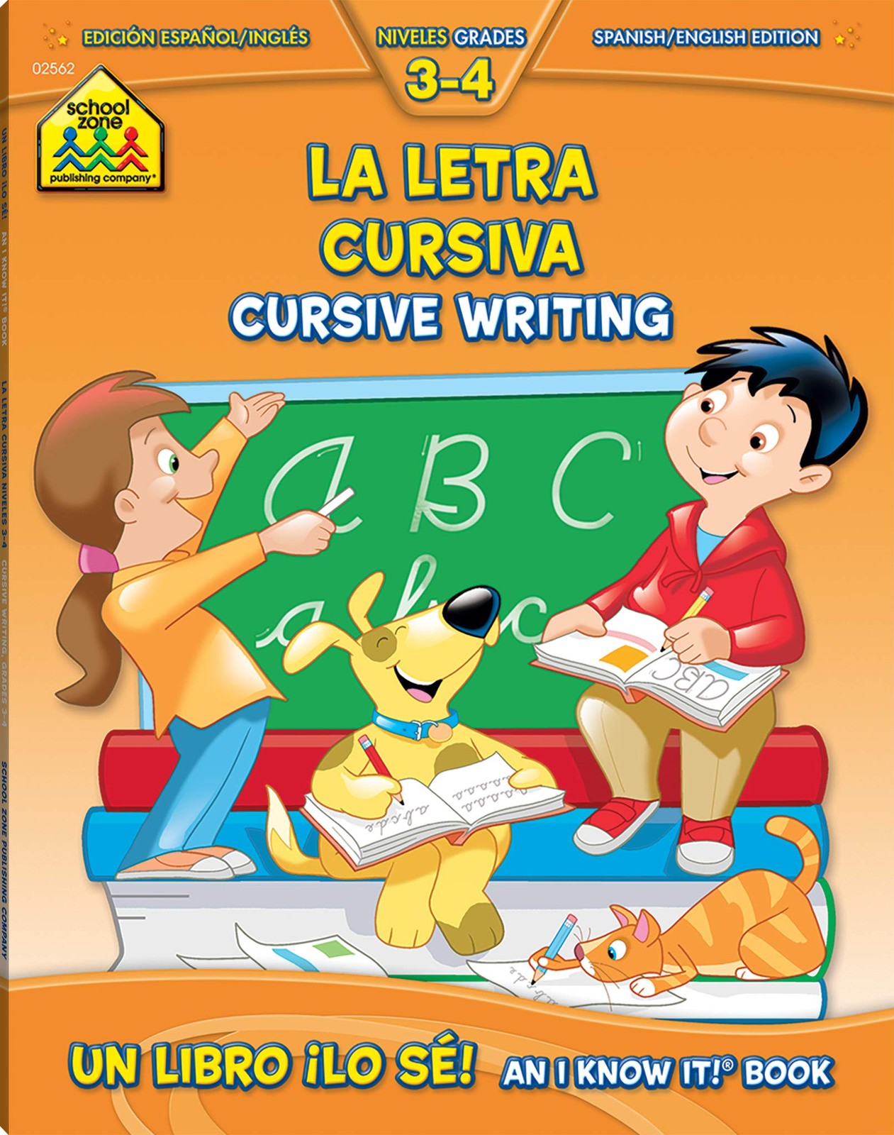 School Zone – Bilingual Cursive Writing Workbook – 64 Pages, Ages 8 to 10, 3…
