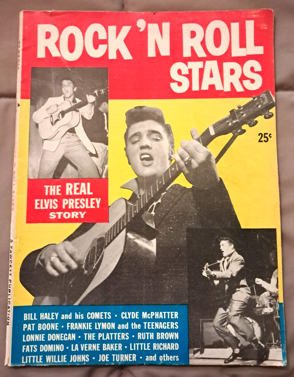 Rock &lsquo;N Roll Stars 1956 Photo Magazine (Elvis/Fats Domino/Carl Perkins/Platters)
