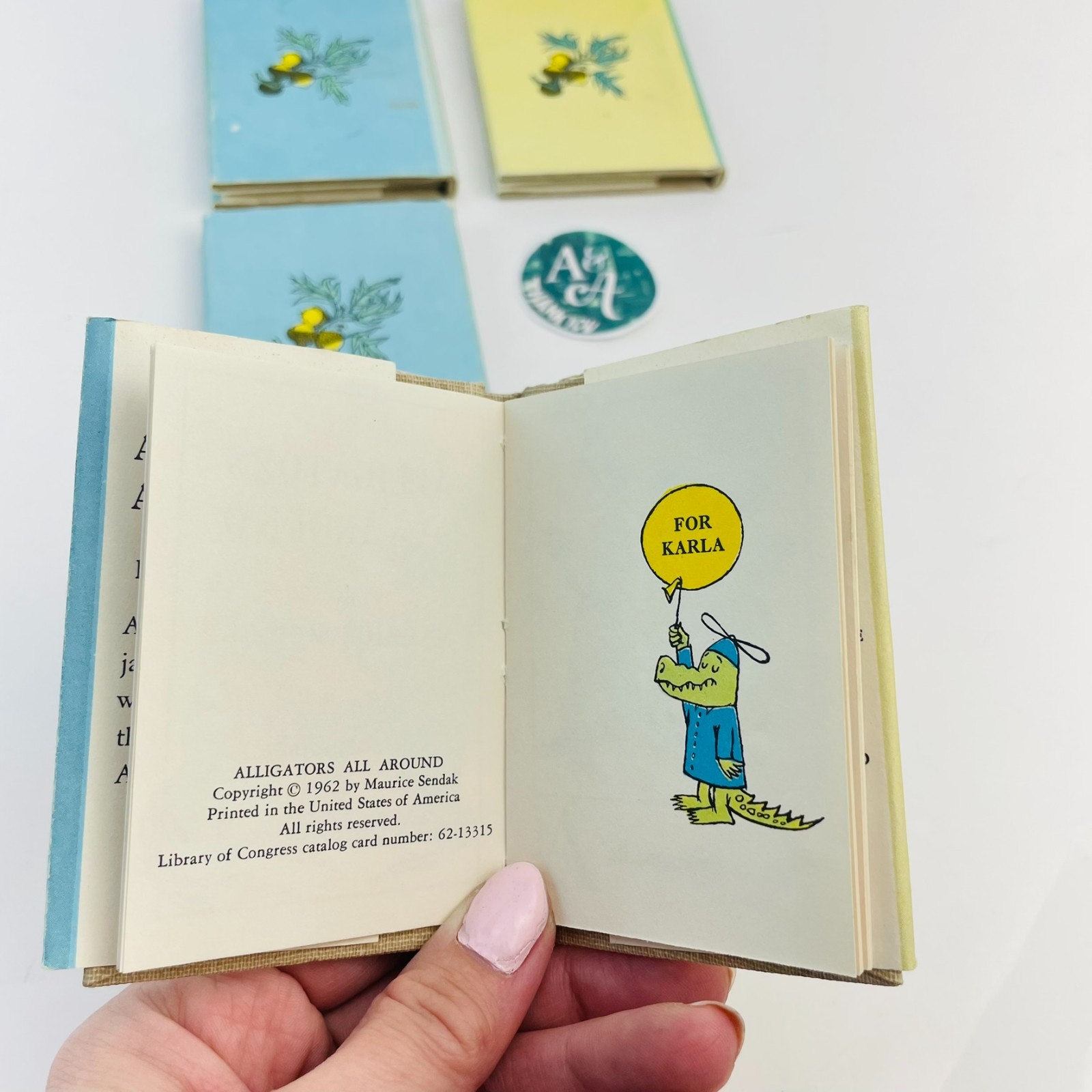 Nutshell Library Maurice Sendak 4 Book Boxed Set Vintage Harper Row Mini 1962