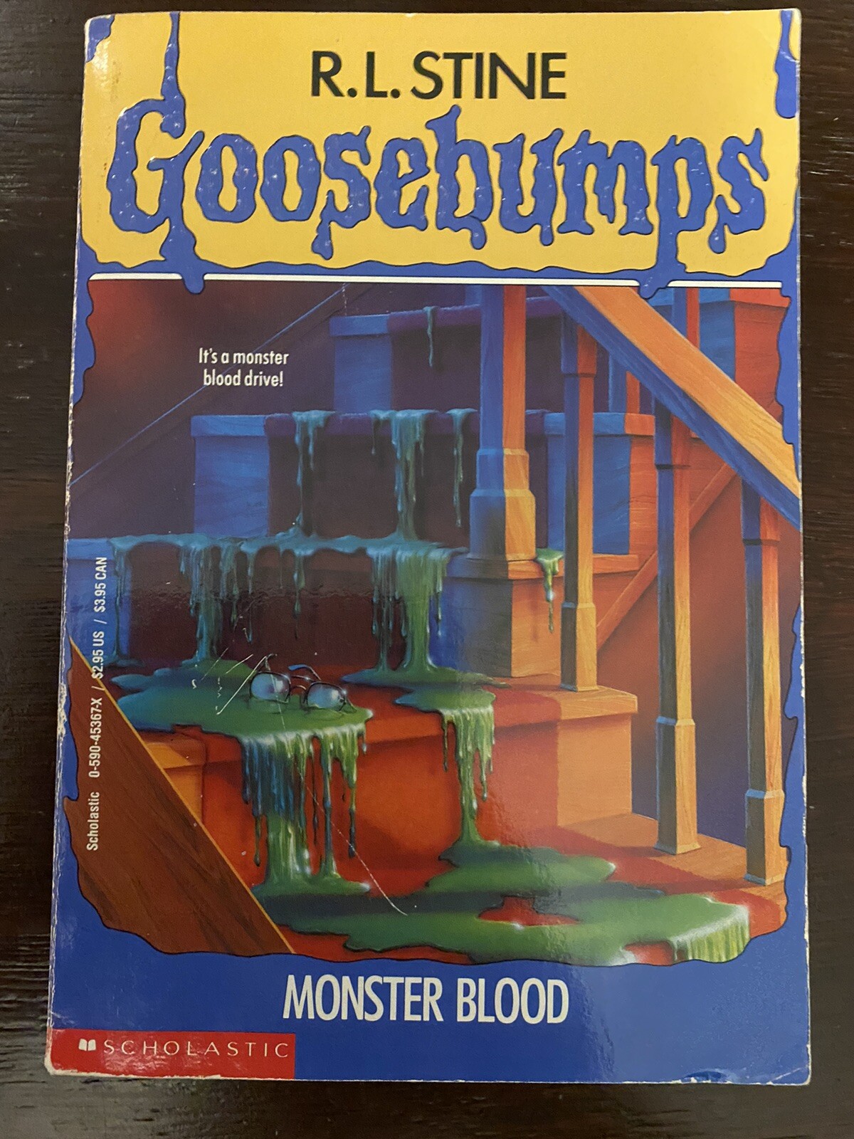 RARE Goosebumps Monster Blood – Unnumbered 1st Edition, 3rd Print good condition