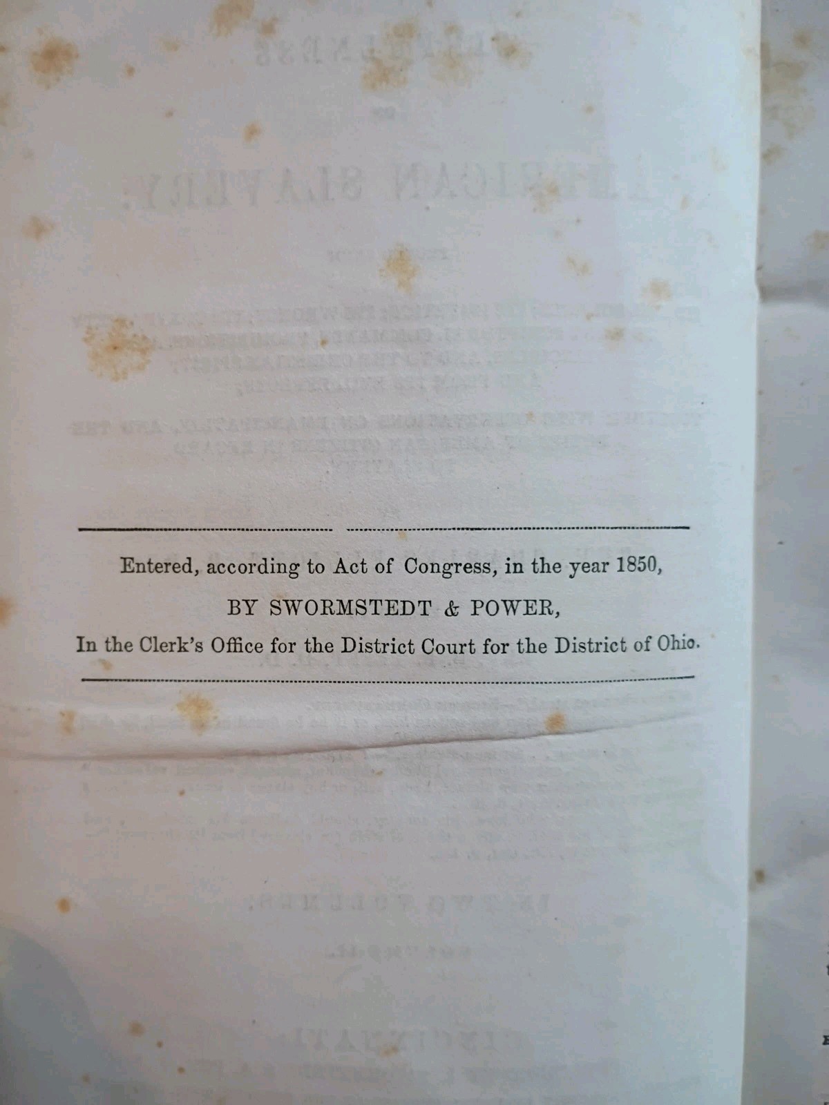 Sinfulness of American Slavery 1857 Rev. Charles Elliot Vol. 11 RARE (673)