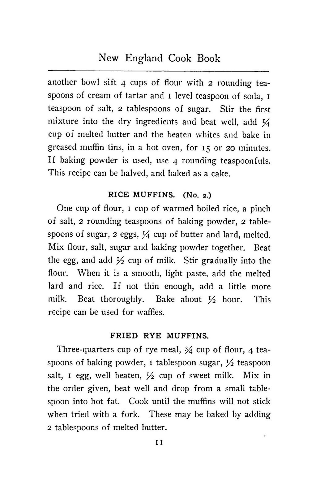 « 1909 » The New England Vintage Cook Book 180 Pages