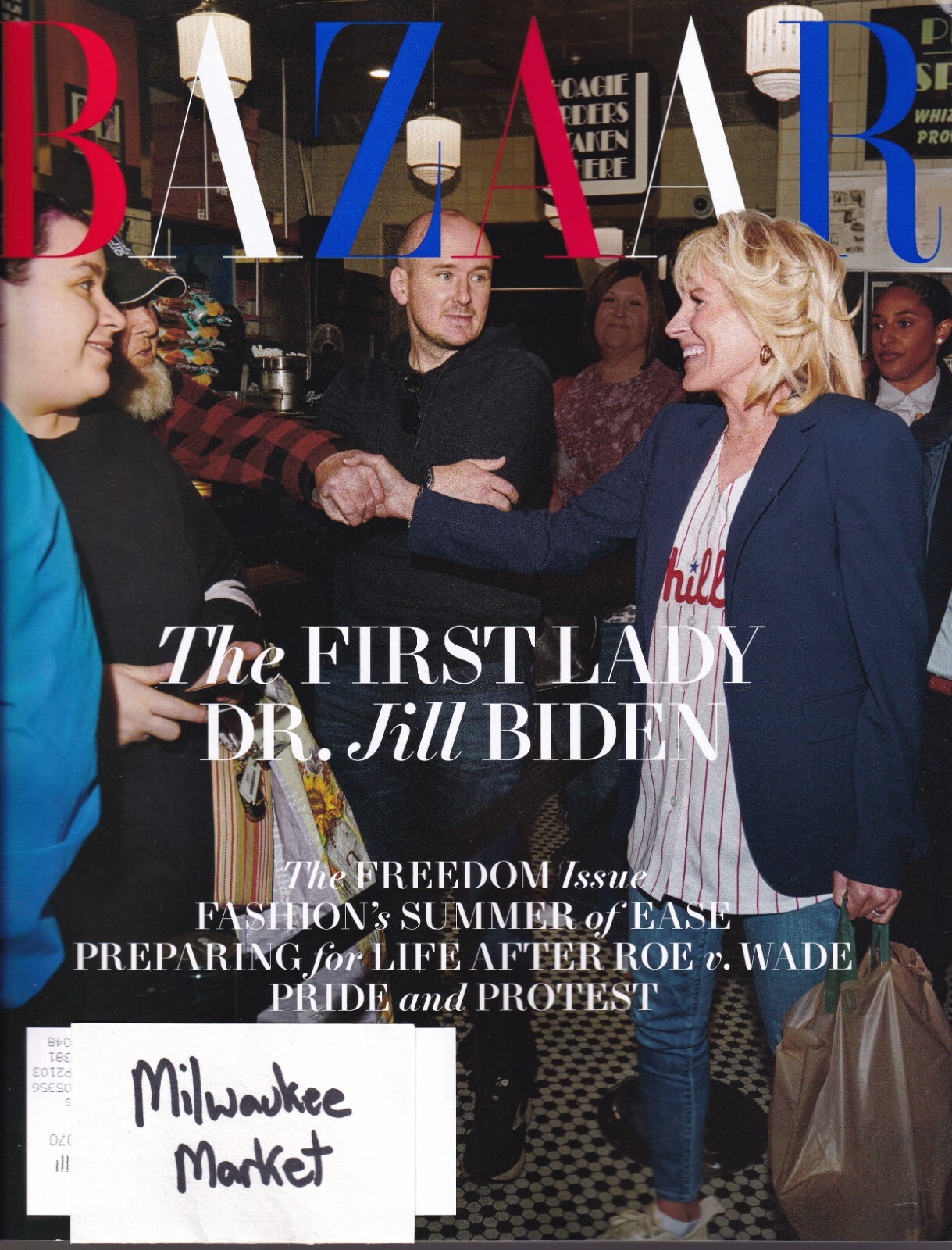Harper&rsquo;s Bazaar June July 2022 Dr. Jill Biden Free Fast SnH Best Deal L@@K !!