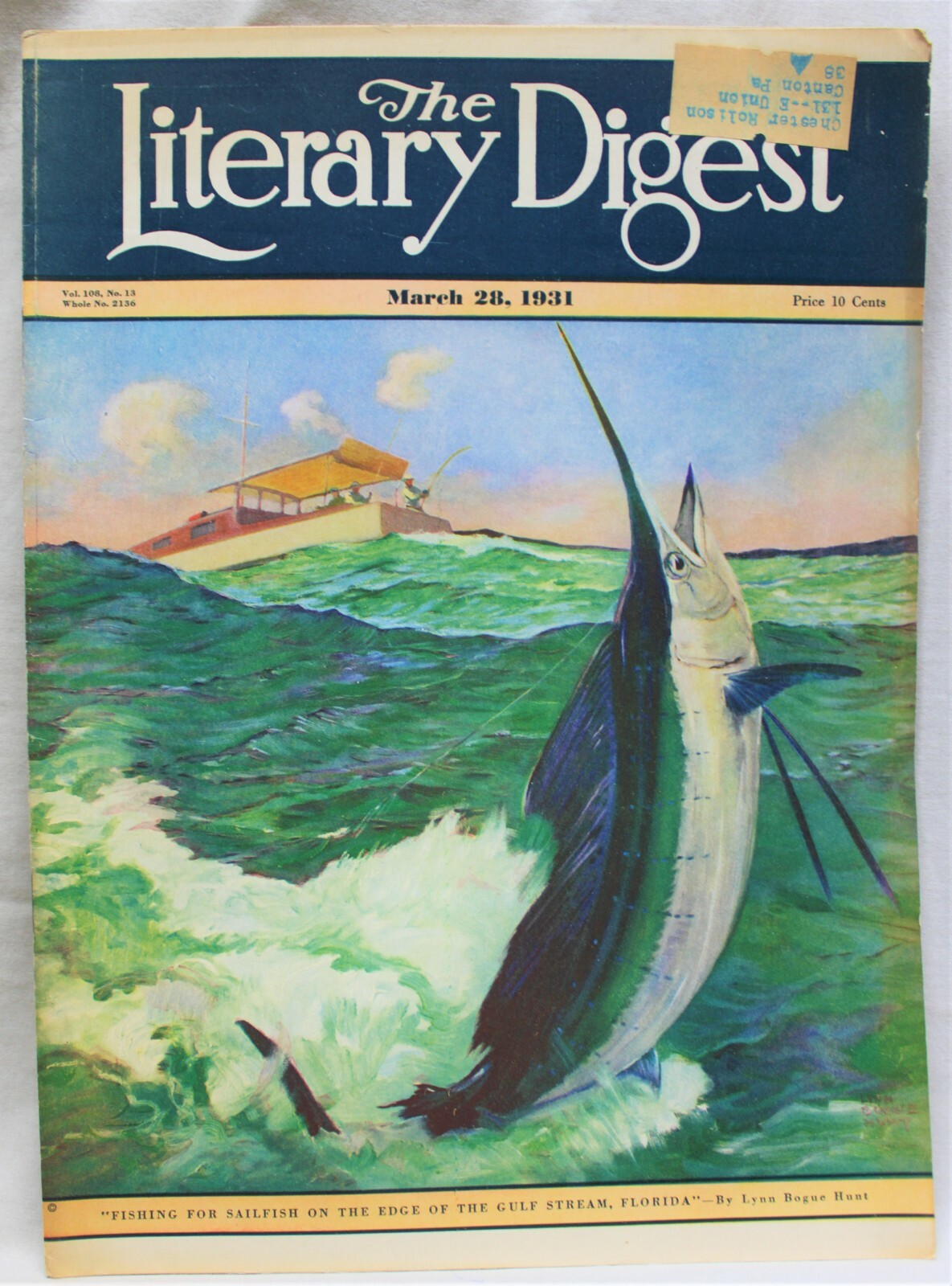 THE LITERARY DIGEST MAGAZINE 28 MARCH 1931 NEWS GENERAL INTEREST STORIES