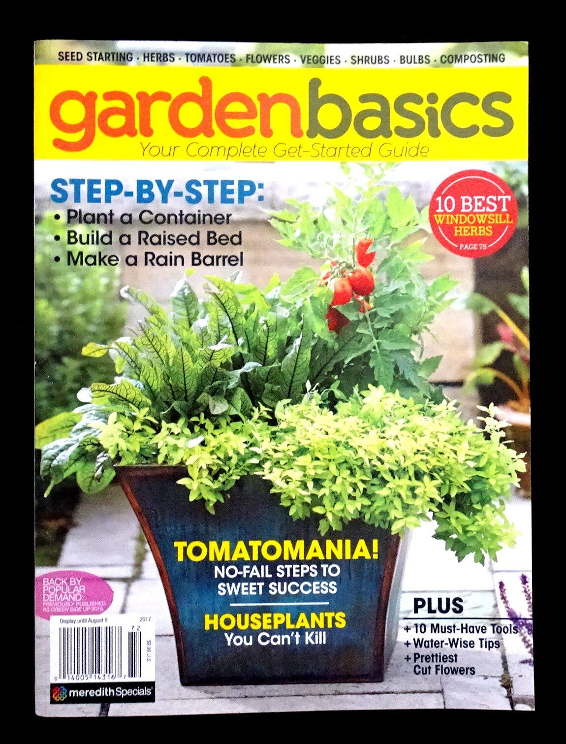 Garden Basics Magazine Meredith Specials August 2017
