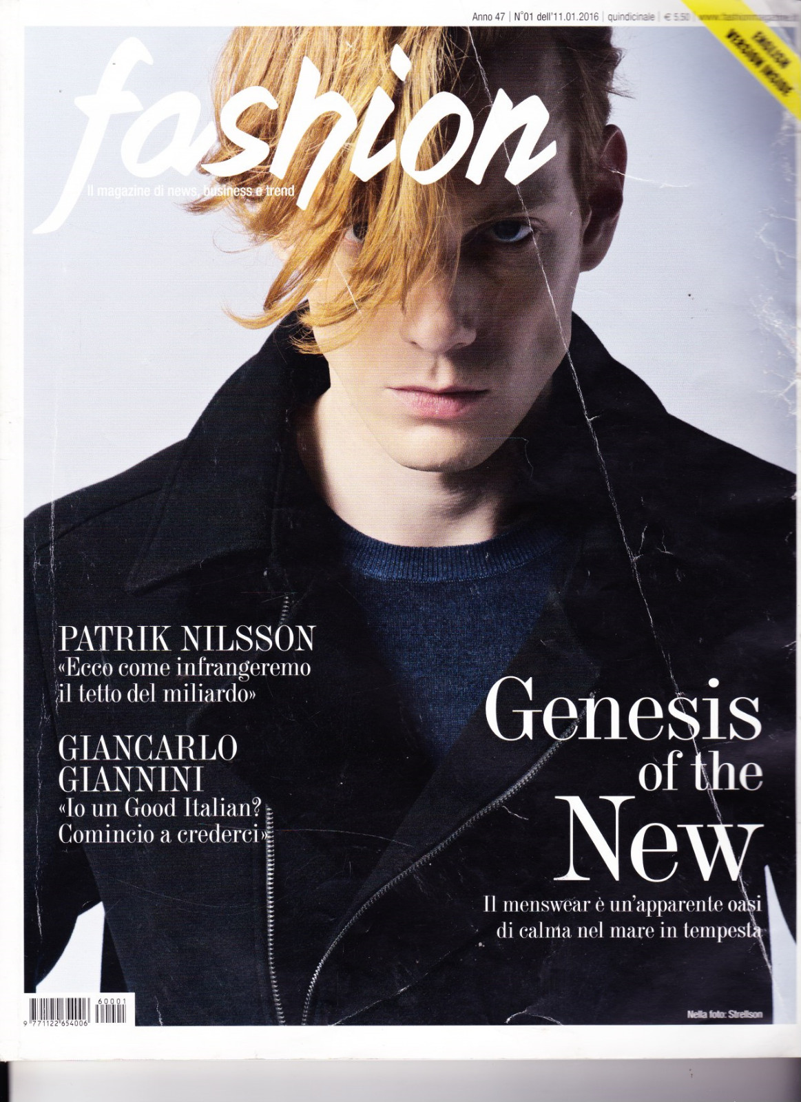 2016 01 11 – FASHION – 11 01 2016 – N.01 – ANNO 47 – SENZA VERSIONE INGLESE