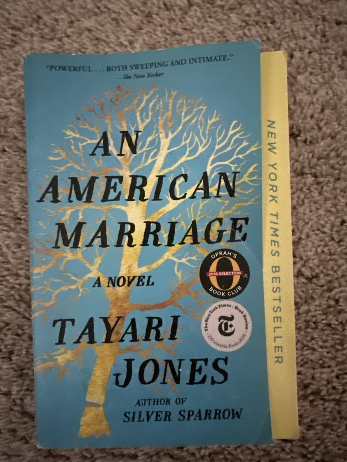 An American Marriage Novel Atari Jones Oprah’s Club PB Good