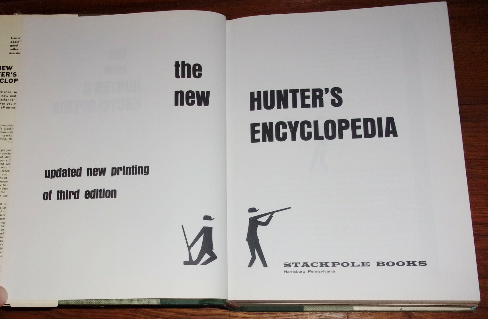 THE NEW HUNTER&rsquo;S ENCYCLOPEDIA-Updated New Printing of 3rd Edition-Ex 1972 HC dj!