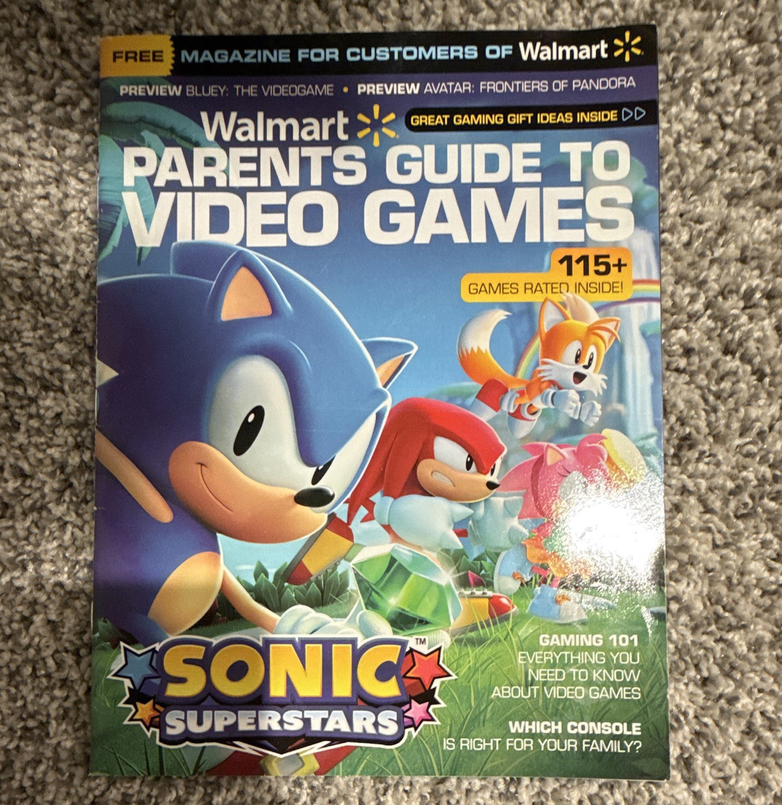 Walmart Parents&rsquo; Guide to Video Games Special Issue Nov 2024 Sonic Superstars