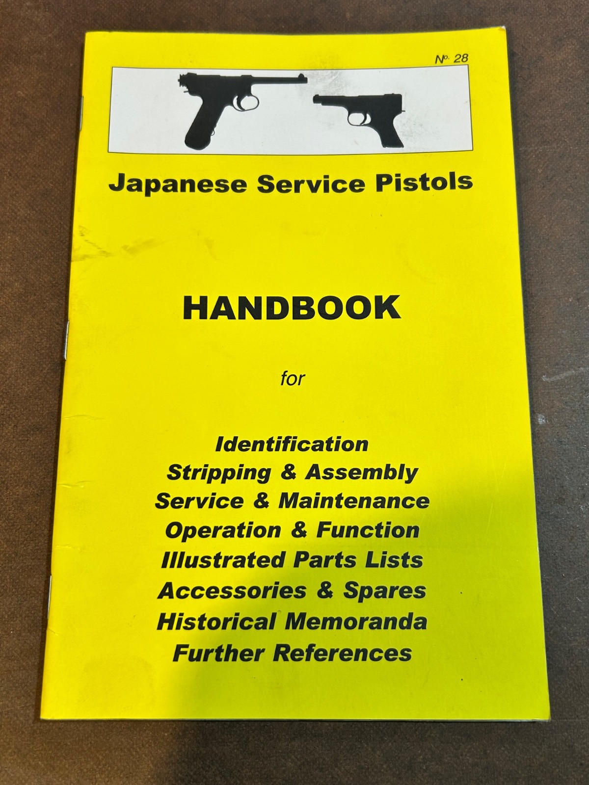 JAPANESE SERVICE PISTOLS (HANDBOOK #28) 2008 Arms & Militaria Press AU 34 Pages