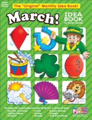 March Monthly Idea Book – Paperback By Scholastic – GOOD