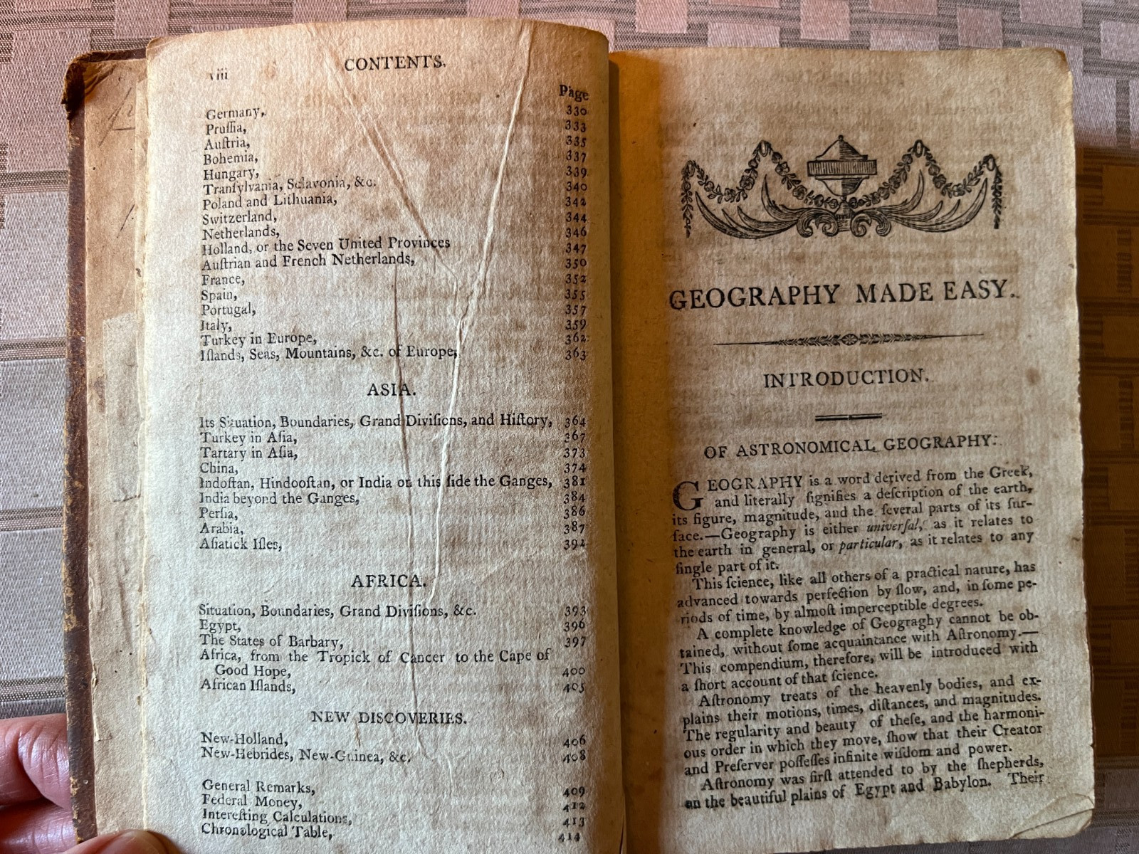1806 Jedidiah Morse “Geography Made Easy” Early American Geography Book Boston