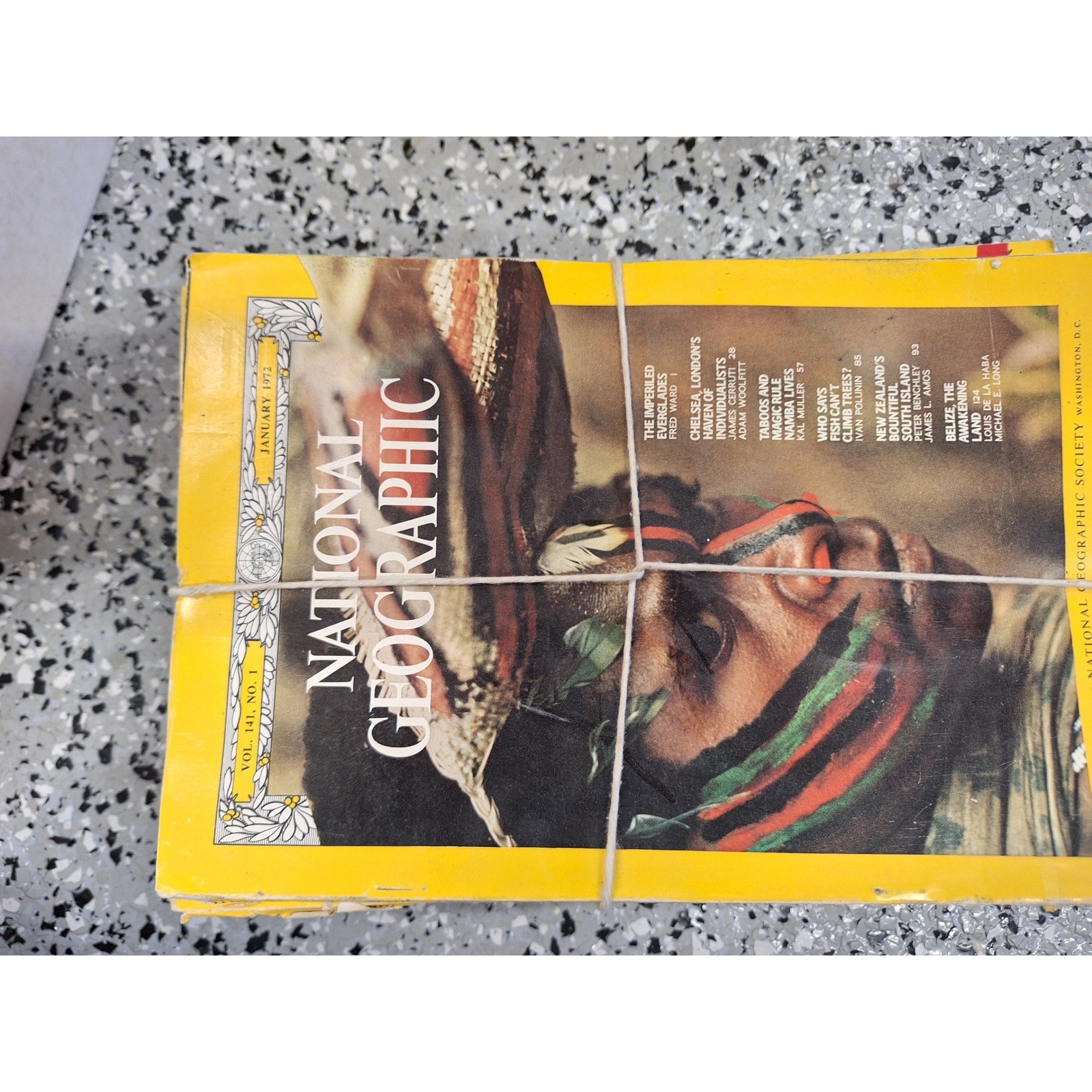 Vintage National Geographic Magazine 1972 Full Year January-December 12 Issues