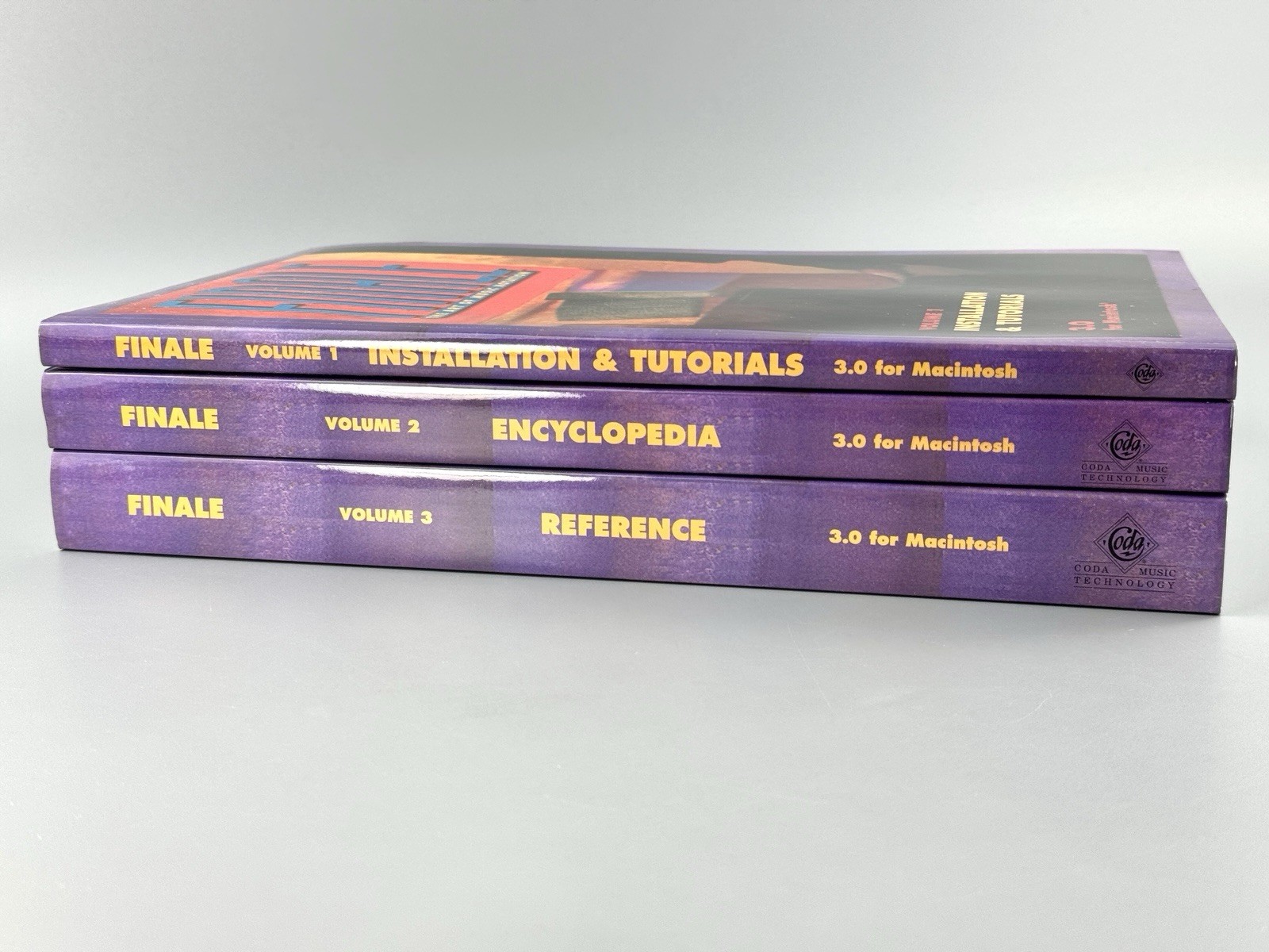 Finale: The Art of Music Notation 3.0 for Macintosh Mac w/ Sealed Disks & Books
