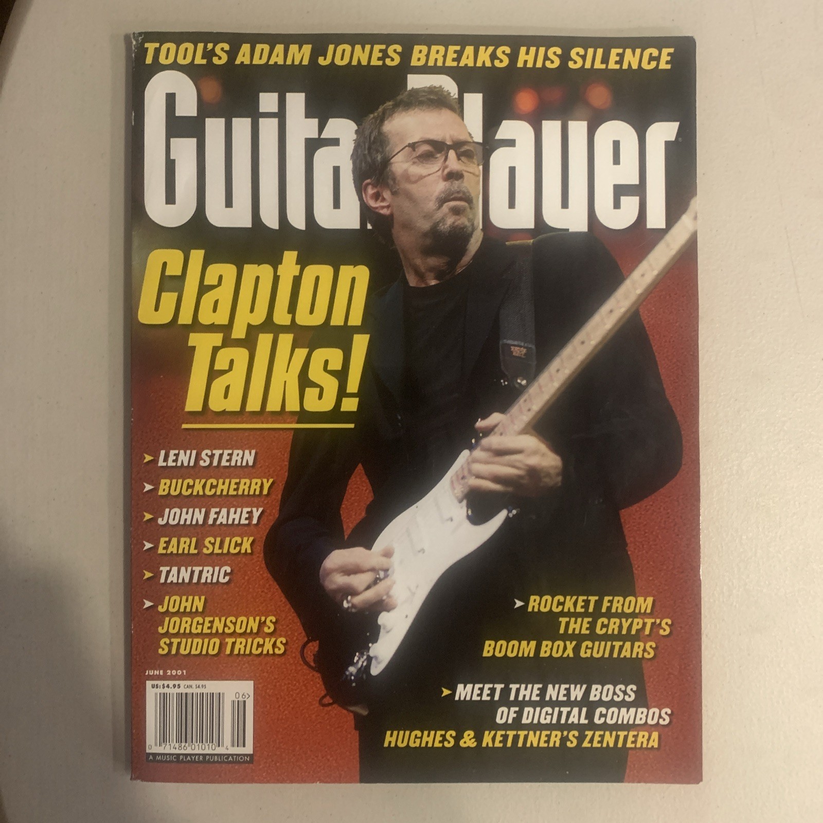 Guitar Player, Eric Clapton, Clapton Talks, 6/01