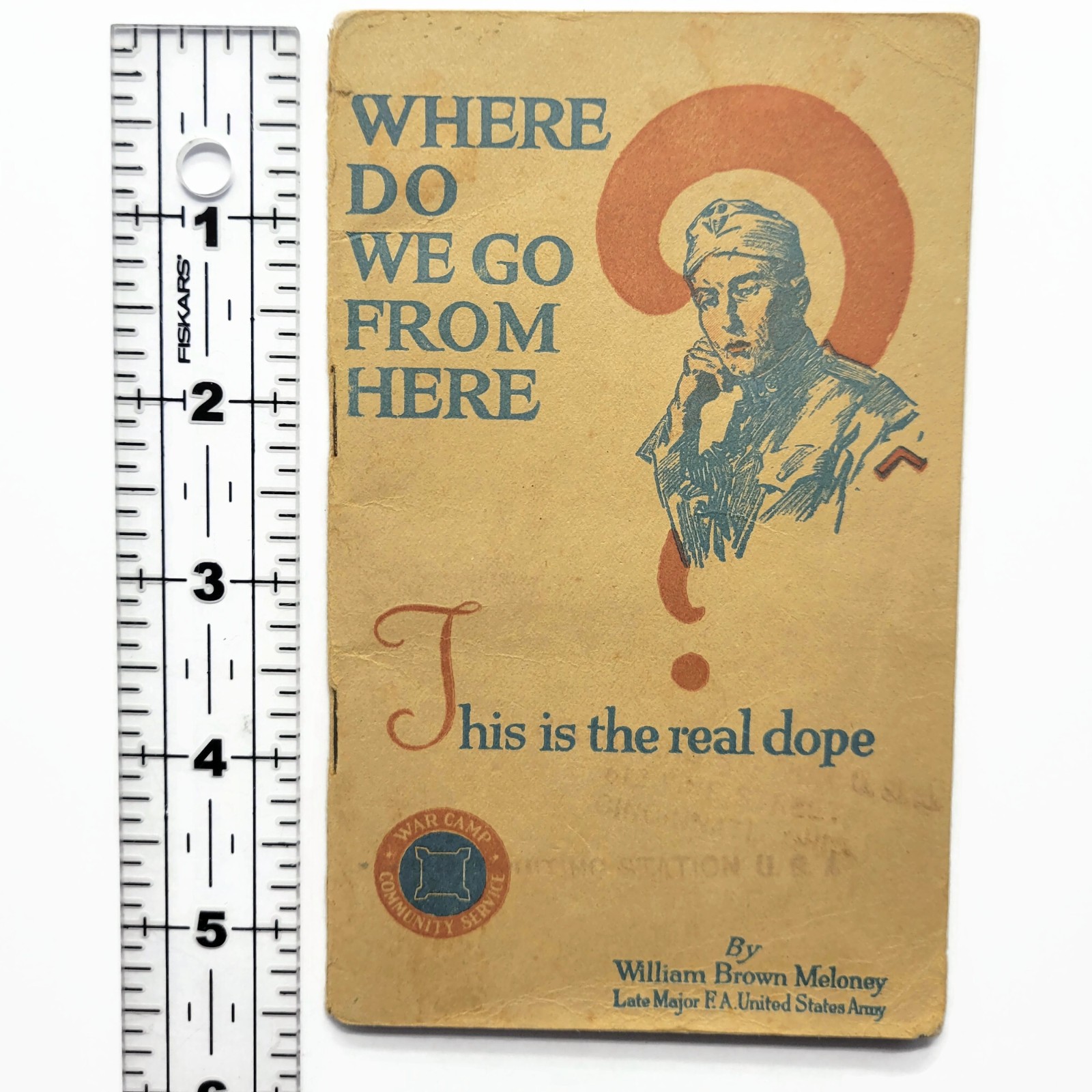 Vintage 1919 WWI Soldier Homecoming Guide Booklet Military History Pocket-Book