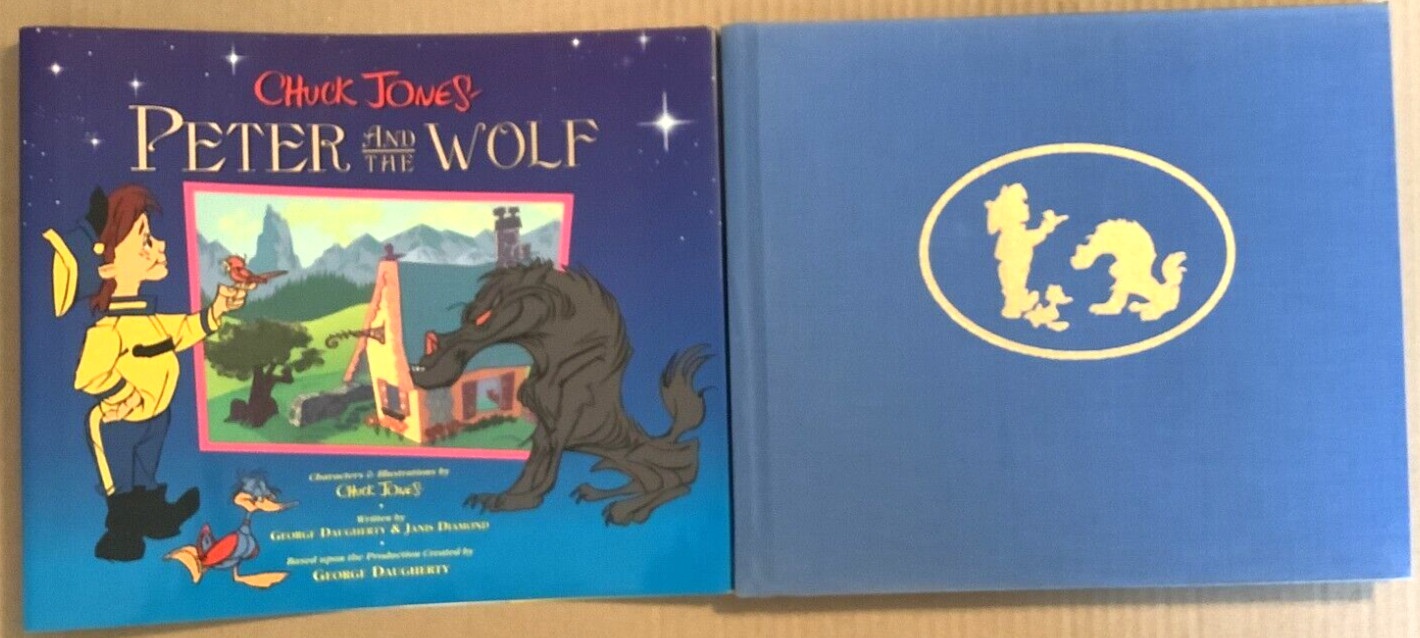 VG 1994 HC DJ First Edition Chuck Jones Peter & Wolf