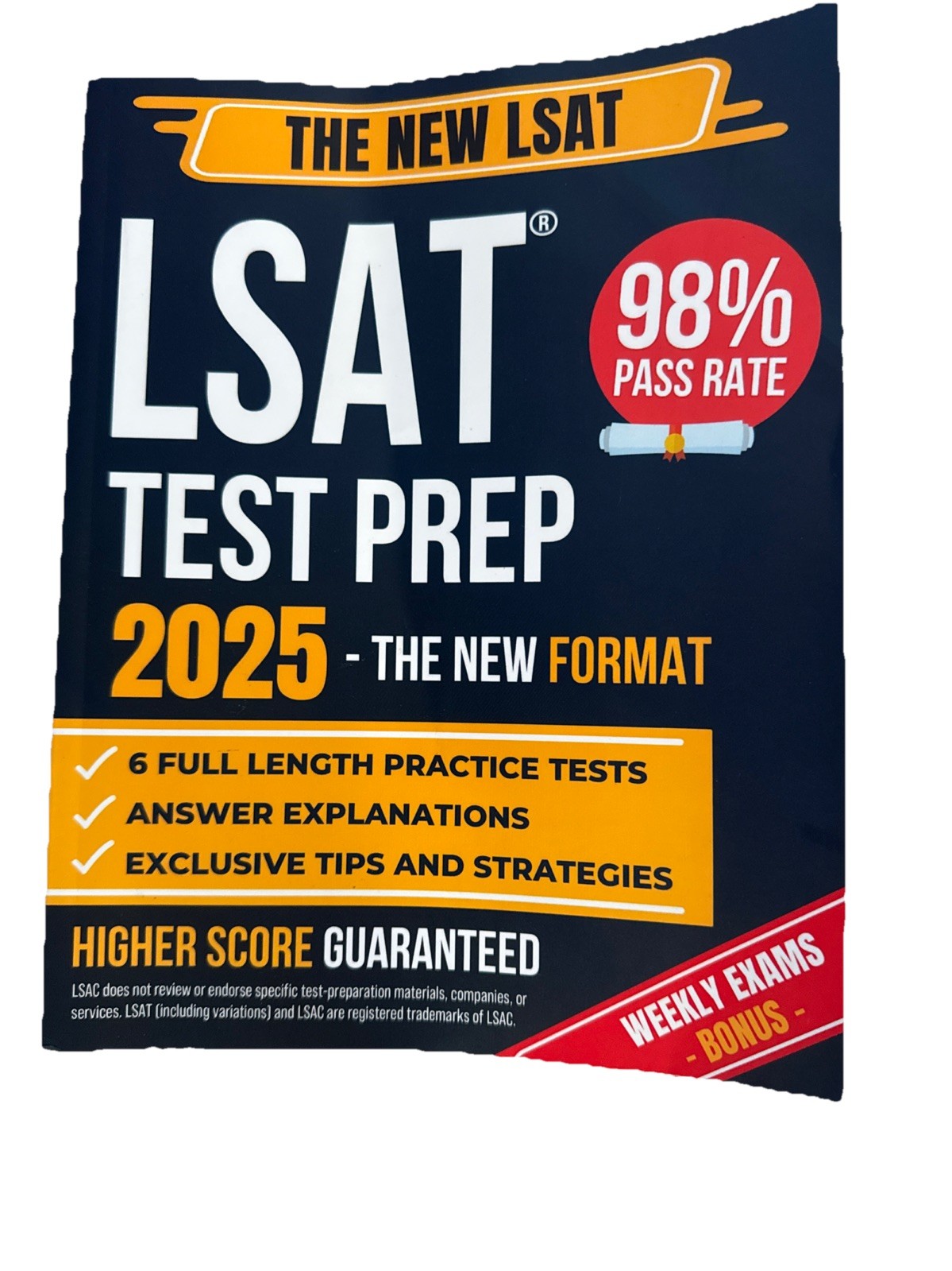 LSAT Test Prep 2025 The Most Complete Guide New LSAT Format Paperback Sterling