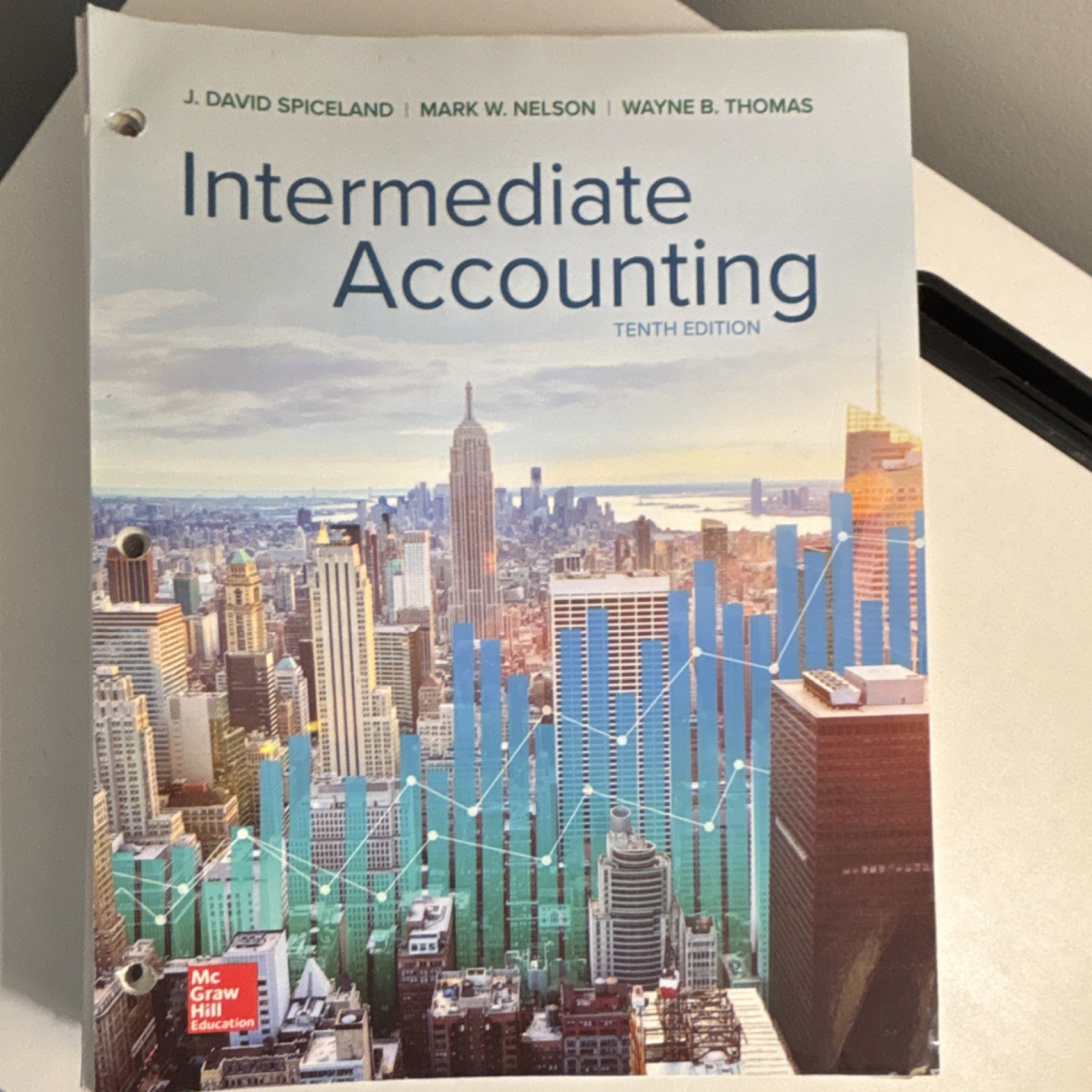 Intermediate Accounting 10th Ed Loose-Leaf Spiceland Nelson Thomas McGraw Hill