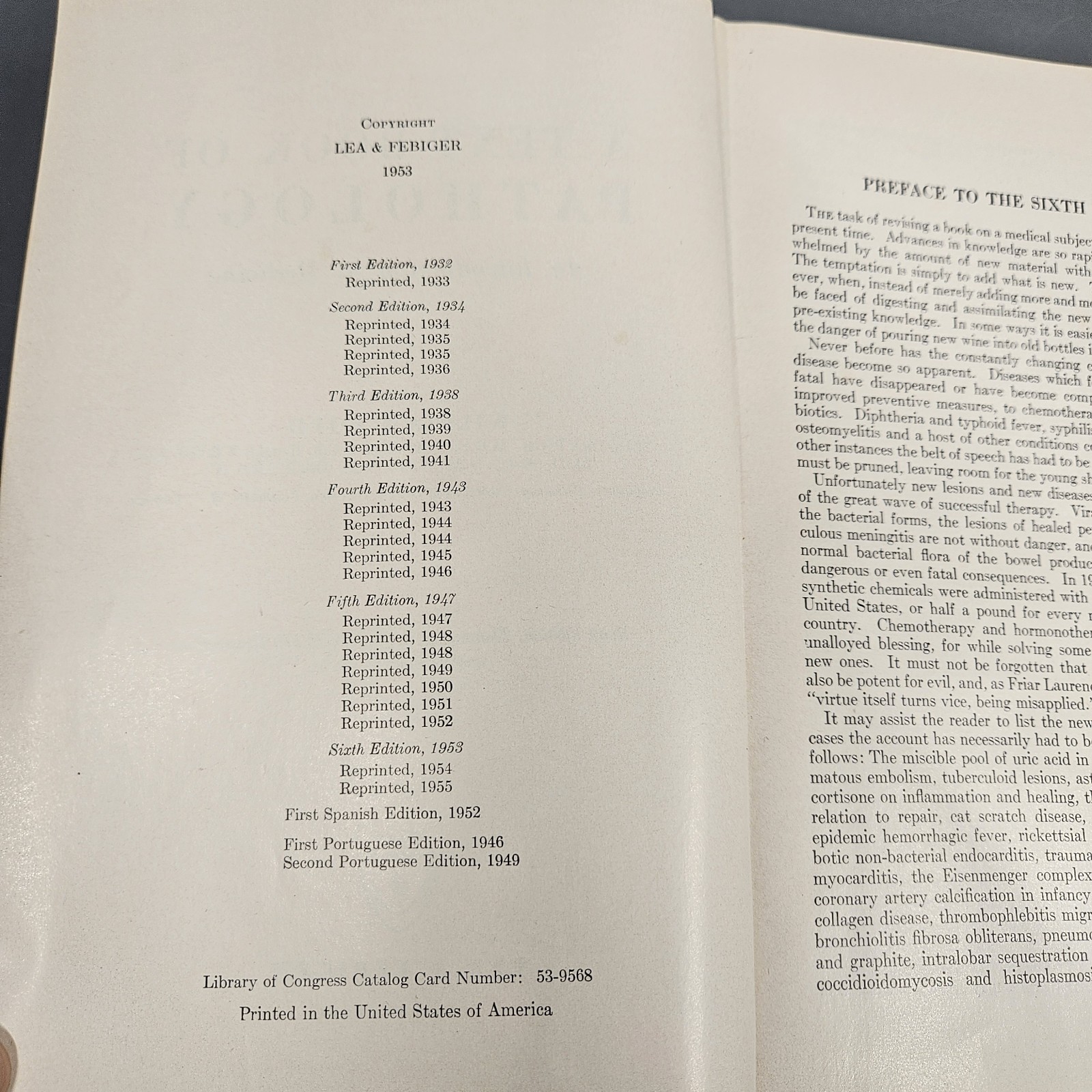 1955 A Textbook Of Pathology An Introduction To Medicine W. Boyd 6th Edition
