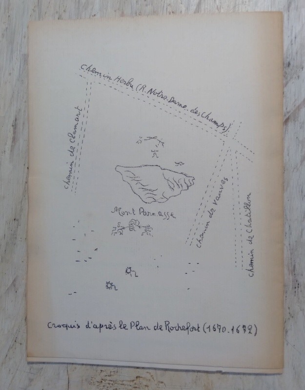 Vintage La Vrai Visage de Paris par Jean Jacques Chaplin Le Boulevard Raspail