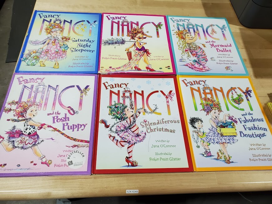 Lot of 5 Fancy Nancy Hardcover Paperback Books by Jane O&rsquo;Connor – Random *MIX*